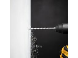 Бур по бетону, двойная спираль, Cobalt W-tip, 6x160 мм, SDS PLUS Denzel 705006