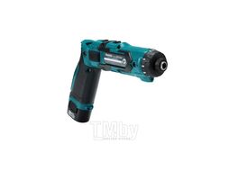 Аккум. шуруповерт MAKITA DF 012 DSE в чем. (7.2 В, 1 акк., 1.5 А/ч Li-Ion, 1 скор., 6 Нм, шурупы до 6 мм)