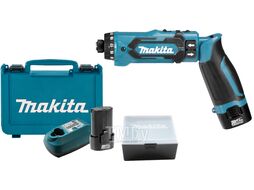 Аккум. шуруповерт MAKITA DF 012 DSE в чем. (7.2 В, 1 акк., 1.5 А/ч Li-Ion, 1 скор., 6 Нм, шурупы до 6 мм)