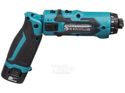 Аккум. шуруповерт MAKITA DF 012 DSE в чем. (7.2 В, 1 акк., 1.5 А/ч Li-Ion, 1 скор., 6 Нм, шурупы до 6 мм)