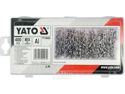 Заклепки Al (набор 400шт) Yato YT-36420
