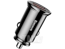 Автомобильное зарядное устройство Baseus Circular Plastic A+A 30W Dual QC3.0 Quick Car Charger Black (CCALL-YD01)