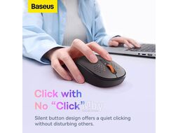 Беспроводная мышь Baseus F01B Tri-Mode Wireless Mouse Frosted Gray (B01055503833-00)