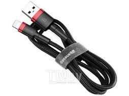 Кабель Baseus Cafule Cable USB For iP 1.5A 2m Red+Black (CALKLF-C19)