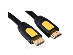 Кабель UGREEN HDMI Round Cable 2m HD101 (Yellow/Black) (10129)