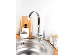 Смеситель для кухни D35-A, серия 390 (Поворотный J-излив) ECONOCE EC0392