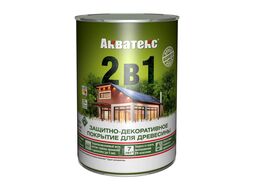 Состав деревозащитный Акватекс "2 в1" бесцветный 0,8л Рогнеда