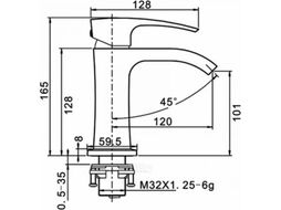 Смеситель для раковины GAPPO G1007-6