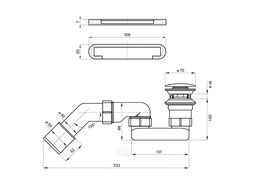 Отдельностоящая круглая акриловая ванна Wellsee Pour Plus 237101004