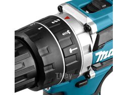 Аккум. ударная дрель-шуруповерт MAKITA DHP 484 Z в кор. (18.0 В, БЕЗ АККУМУЛЯТОРА, 2 скор., 54 Нм, шурупы до 10 мм, сверление в металле до 13 мм)