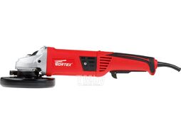 УШМ (болгарка) одноручная WORTEX AG 1213 в кор. (1250 Вт, диск 125х22 мм, регул. об., пылезащита)