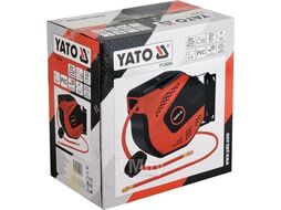 Шланг ПВХ пневматический с фитингами на катушке Yato d8ммх20м 2.0MPa