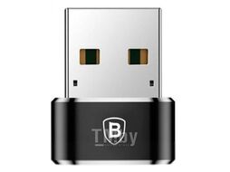 Переходник Baseus USB Male To Type-C Female 5A черный CAAOTG-01