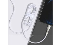 Кабель Baseus Cafule Series Metal Data Cable Type-C to iP PD 20W 2m White (CATLJK-B02)