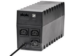 Источник бесперебойного питания Powerсom Raptor RPT-1000AP 600W черный 3*IEC320 Powerсom RPT-1000AP