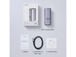 Док-станция UGREEN USB-C Multifunction Docking Station Pro (13 in 1) CM555 (90325)