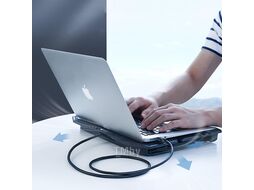 Кабель UGREEN USB-A 3.0 Male to Male Cable 3m US128 Black (90576)
