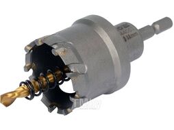 Сверло корончатое режущее по металлу TCT 38мм 1/4, YG10X Yato YT-44061