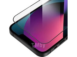 Защитное стекло Mocoll Rhinoceros полноразмерное 2.5D для iPhone 14 Pro 6.1 Черное (R257)