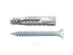 Универсальный дюбель Fischer UX 8х50 с саморезом 65 с бортом (упак. 25шт) (94760)
