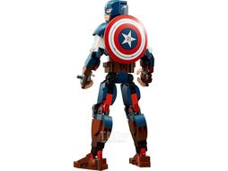 Конструктор LEGO Marvel Сборная фигурка Капитана Америки (76258) (материал: пластик, рекомендуемый возраст от 8 лет, 310 деталей)