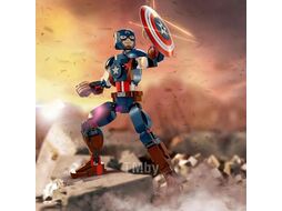 Конструктор LEGO Marvel Сборная фигурка Капитана Америки (76258) (материал: пластик, рекомендуемый возраст от 8 лет, 310 деталей)