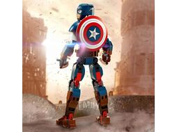 Конструктор LEGO Marvel Сборная фигурка Капитана Америки (76258) (материал: пластик, рекомендуемый возраст от 8 лет, 310 деталей)