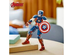 Конструктор LEGO Marvel Сборная фигурка Капитана Америки (76258) (материал: пластик, рекомендуемый возраст от 8 лет, 310 деталей)