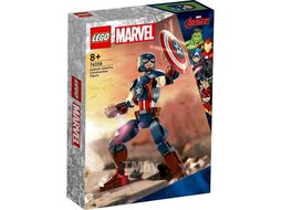 Конструктор LEGO Marvel Сборная фигурка Капитана Америки (76258) (материал: пластик, рекомендуемый возраст от 8 лет, 310 деталей)