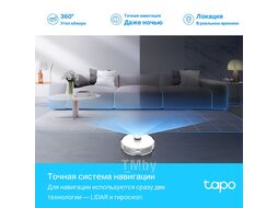 Робот-пылесос с влажной уборкой и датчиком LiDAR TP-Link Tapo RV30