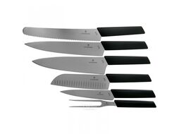 Набор ножей кухон. Victorinox Swiss Modern Cutlery Block 6.7186.63 компл.: 6шт черный карт.коробка