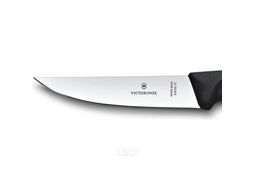Нож кухонный Victorinox Swiss Classic 6.8103.12B стальной разделочный лезв.120мм прямая заточка черный блистер