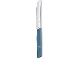 Нож кухонный Victorinox Swiss Modern 6.9006.112 стальной столовый лезв.110мм прямая заточка синий