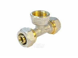 Тройник обжимной с переходом на ВР 16х1/2х16" Valfex VF.332.N.161216
