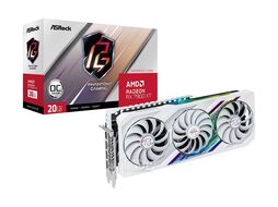 Видеокарта Radeon RX 7900 XT, 20Gb GDDR6 320bit, ASRock Phantom Gaming White 20GB OC (RX7900XT PGW 20GO), RTL
