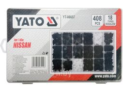 Набор автомобильного крепежа для NISSAN 408шт Yato YT-06657