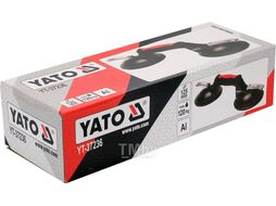 Стеклодержатель алюминиевый на 2 присоски 125мм, 120кг Yato YT-37236