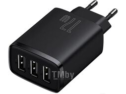 Сетевое зарядное устройство Baseus Compact Charger 3U 17W EU Black (CCXJ020101)