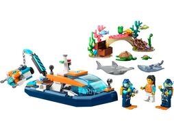 Конструктор LEGO City Исследовательская водолазная лодка (60377) (возраст от 5 лет, 182 детали)