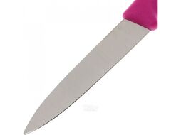 Нож кухонный Victorinox Swiss Classic 6.7606.L115 стальной для чистки овощей и фруктов лезв.80мм прямая заточка розовый