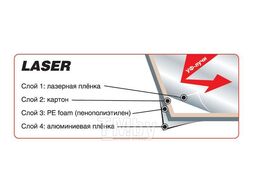 Шторка солнцезащитная (на лобовое стекло) SH-111S "LASER" 130x60cm AVS 43099