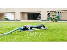 Дождеватель прямоугольный FOCUS ERGO 340 м2 в комплекте с коннекторами и штуцером Cellfast 52-567