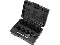 Набор головок для скрученных гаек 3/8" CrMo (10пр.) Yato YT-0603