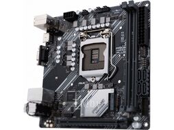 Материнская плата ASUS PRIME H410I-PLUS/CSM (mITX, H410, 2xDDR4, 1xM.2, 1xPCIe, 1xD-Sub, 1xHDMI, 4xUSB)