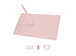 Графический планшет Huion Inspiroy 2S перо/5080LPI/260PPS/6 программируемых клавиш/8192 уровней нажатия/раб.пов. 160*100/USB-C/Pink