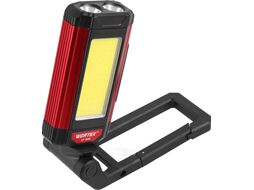 Фонарь светодиодный аккумуляторный Wortex CF 1840 в кор. 180-400 Лм, 8 режимов, магнит (5 В, 1,8 Ач, складная конструкция, может выступать как Power-b