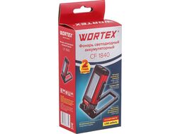 Фонарь светодиодный аккумуляторный Wortex CF 1840 в кор. 180-400 Лм, 8 режимов, магнит (5 В, 1,8 Ач, складная конструкция, может выступать как Power-b