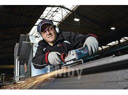 УШМ (болгарка) одноручная BOSCH GWS 19-150 CI в кор. (1900 Вт, диск 150х22 мм, вибро, плавный пуск.) (060179R002)