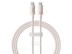 Кабель Baseus P10360202421-00 Habitat Series Fast Charging Cable Type-C to Type-C 100W 1m Wheat Pink