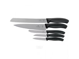 Набор ножей кухон. Victorinox Swiss Classic Kitchen 6.7133.5G компл.: 5шт черный подар.коробка